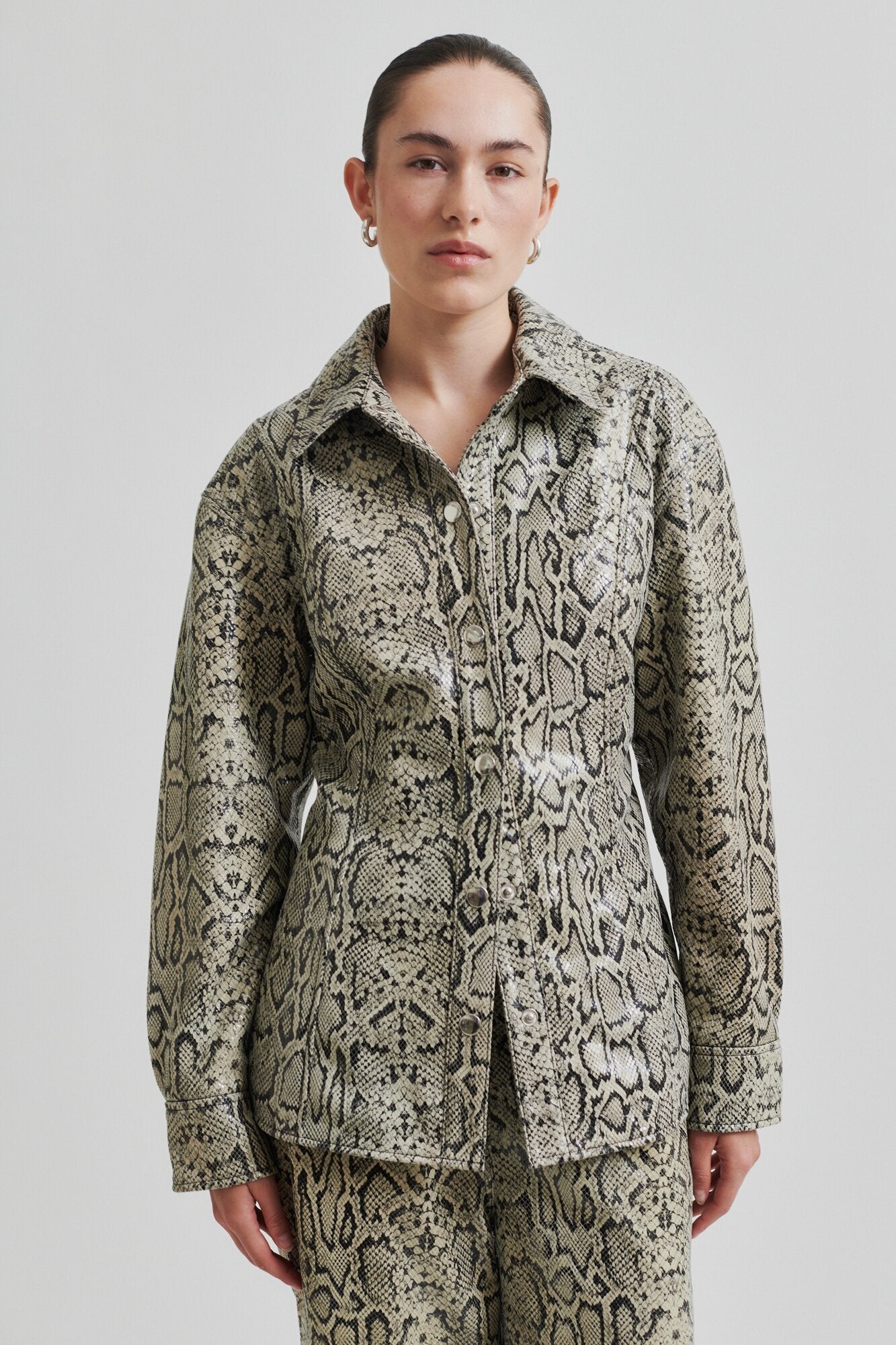 Devon læderskjorte - Summer Sand